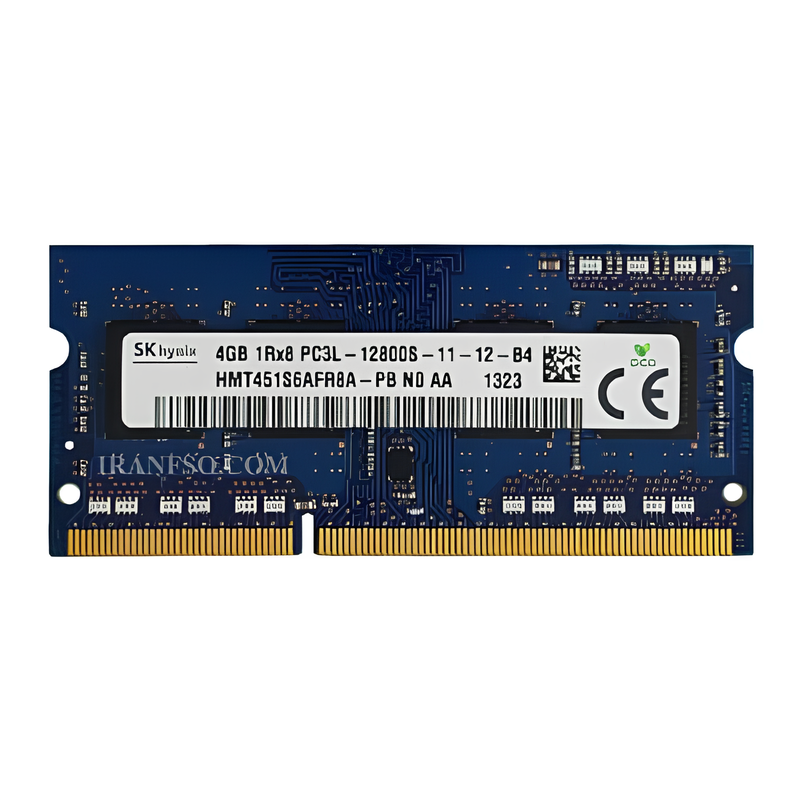 رم لپ تاپ اس کی هاینیکس مدل DDR3L PC3L1600 MHz ظرفیت 4گیگابایت SK HYNIX DDR3L PC3L 1600 MHz RAM4GB